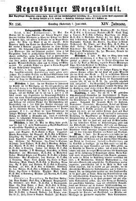 Regensburger Morgenblatt Samstag 7. Juni 1862