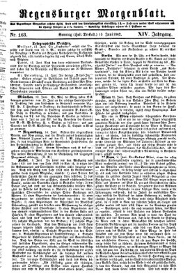 Regensburger Morgenblatt Sonntag 15. Juni 1862