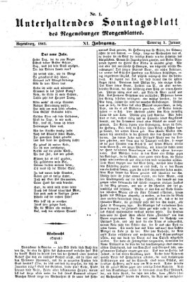 Regensburger Morgenblatt Sonntag 5. Januar 1862