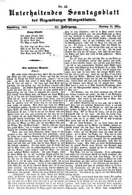 Regensburger Morgenblatt Sonntag 23. März 1862