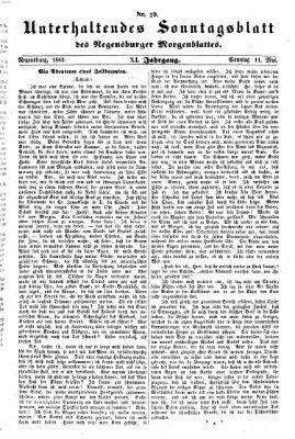 Regensburger Morgenblatt Sonntag 11. Mai 1862