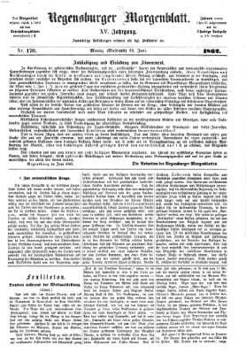 Regensburger Morgenblatt Montag 23. Juni 1862