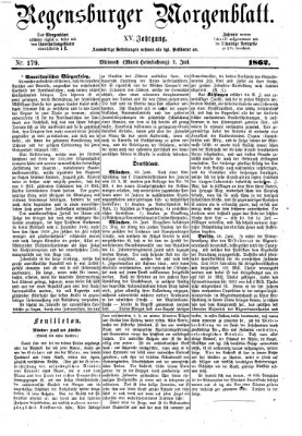 Regensburger Morgenblatt Mittwoch 2. Juli 1862