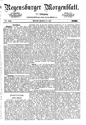 Regensburger Morgenblatt Mittwoch 16. Juli 1862