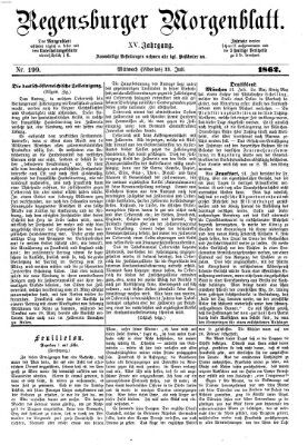 Regensburger Morgenblatt Mittwoch 23. Juli 1862