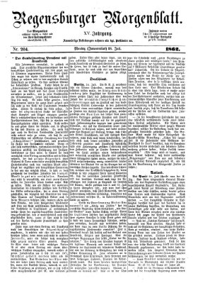 Regensburger Morgenblatt Montag 28. Juli 1862