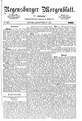 Regensburger Morgenblatt Donnerstag 31. Juli 1862