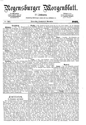 Regensburger Morgenblatt Donnerstag 6. November 1862