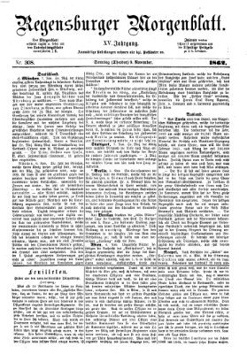 Regensburger Morgenblatt Sonntag 9. November 1862