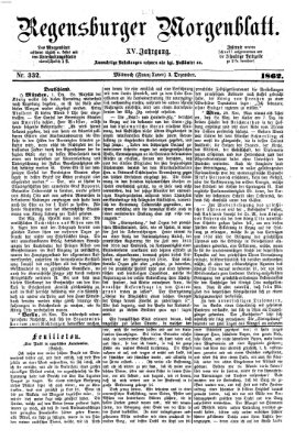 Regensburger Morgenblatt Mittwoch 3. Dezember 1862