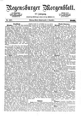 Regensburger Morgenblatt Montag 8. Dezember 1862