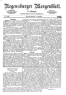 Regensburger Morgenblatt Sonntag 14. Dezember 1862