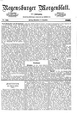 Regensburger Morgenblatt Freitag 19. Dezember 1862