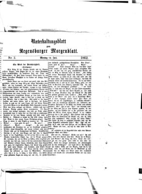 Regensburger Morgenblatt Montag 14. Juli 1862