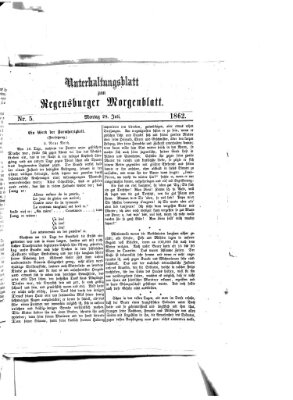 Regensburger Morgenblatt Montag 28. Juli 1862