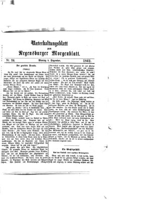 Regensburger Morgenblatt Montag 8. Dezember 1862