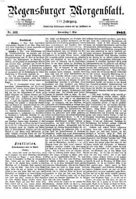 Regensburger Morgenblatt Donnerstag 7. Mai 1863