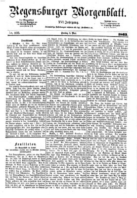 Regensburger Morgenblatt Freitag 8. Mai 1863