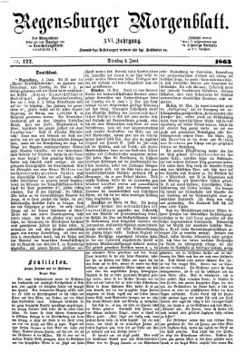 Regensburger Morgenblatt Dienstag 2. Juni 1863