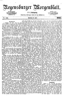 Regensburger Morgenblatt Sonntag 26. Juli 1863