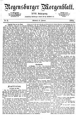 Regensburger Morgenblatt Mittwoch 13. Januar 1864