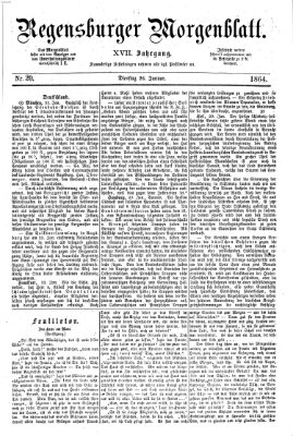 Regensburger Morgenblatt Dienstag 26. Januar 1864