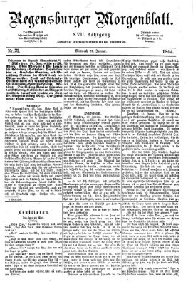 Regensburger Morgenblatt Mittwoch 27. Januar 1864