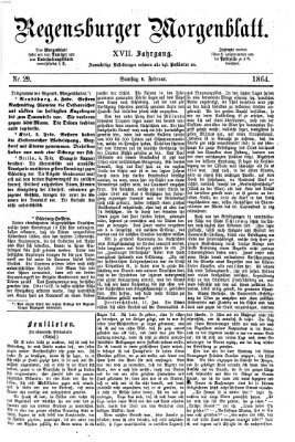 Regensburger Morgenblatt Samstag 6. Februar 1864