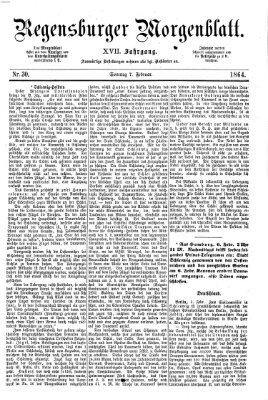 Regensburger Morgenblatt Sonntag 7. Februar 1864