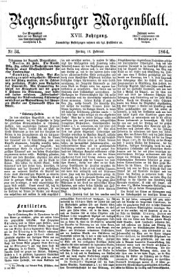 Regensburger Morgenblatt Freitag 12. Februar 1864