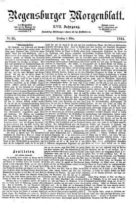 Regensburger Morgenblatt Dienstag 8. März 1864