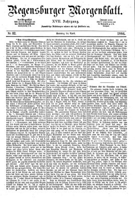 Regensburger Morgenblatt Sonntag 24. April 1864