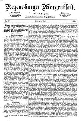 Regensburger Morgenblatt Sonntag 1. Mai 1864