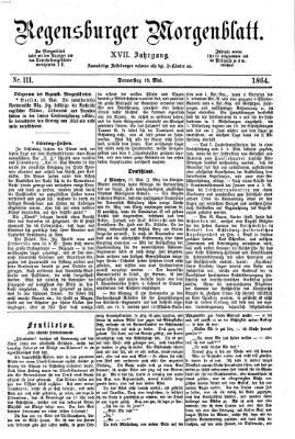 Regensburger Morgenblatt Donnerstag 19. Mai 1864