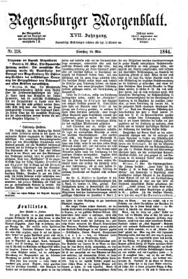 Regensburger Morgenblatt Samstag 28. Mai 1864