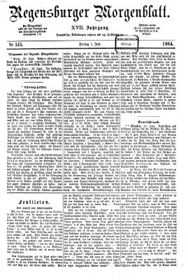 Regensburger Morgenblatt Freitag 1. Juli 1864