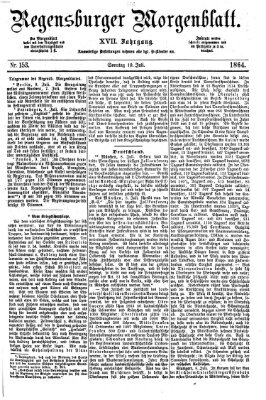 Regensburger Morgenblatt Sonntag 10. Juli 1864