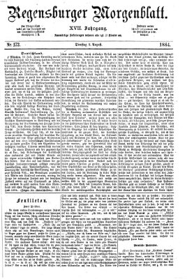 Regensburger Morgenblatt Dienstag 2. August 1864