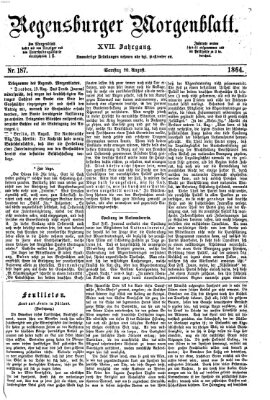 Regensburger Morgenblatt Samstag 20. August 1864