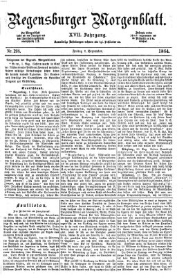 Regensburger Morgenblatt Freitag 2. September 1864