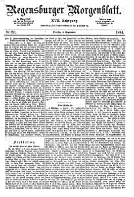 Regensburger Morgenblatt Dienstag 6. September 1864
