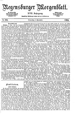 Regensburger Morgenblatt Donnerstag 8. September 1864