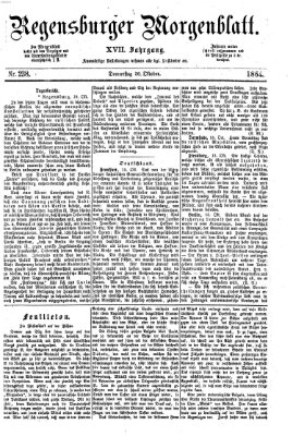 Regensburger Morgenblatt Donnerstag 20. Oktober 1864