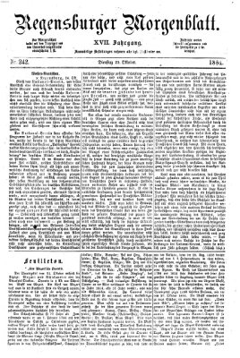 Regensburger Morgenblatt Dienstag 25. Oktober 1864