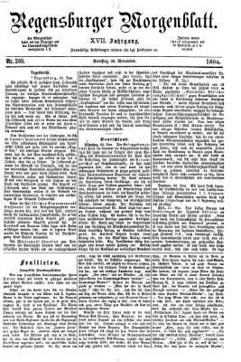 Regensburger Morgenblatt Samstag 26. November 1864