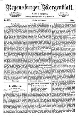 Regensburger Morgenblatt Dienstag 20. Dezember 1864