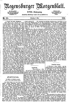 Regensburger Morgenblatt Dienstag 9. Mai 1865