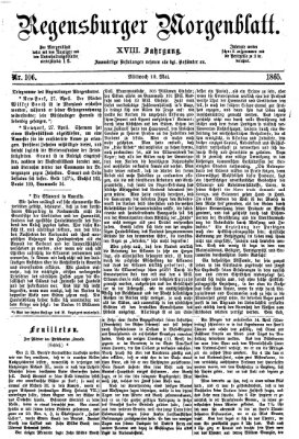 Regensburger Morgenblatt Mittwoch 10. Mai 1865