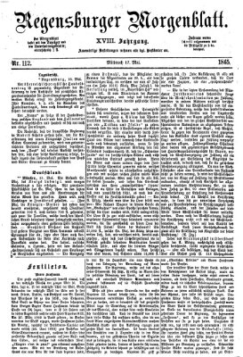 Regensburger Morgenblatt Mittwoch 17. Mai 1865