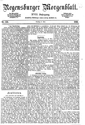 Regensburger Morgenblatt Samstag 27. Mai 1865